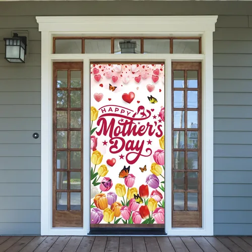 Miniatura 5 de Decoraciones para el Día de la Madre, Día de la Madre, Día de la Madre, decoración de fiesta del día de la madre, 71 x 35 pulgadas