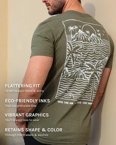 Miniatura 4 de INTO THE AM - Camisetas gráficas geniales para hombre, tallas S a 4XL, camisetas de arte gráfico únicas de calidad prémium