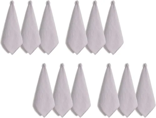Miniatura 47 de Paños de cocina de lino de Linen World 14 x 28 pulgadas, juego de 6 paños de cocina y té decorativos, paños de cocina de lino europeo lavados