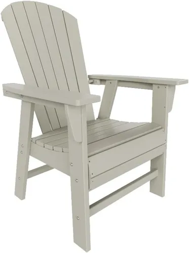 Miniatura 24 de Costaelm Sillas de césped, sillas de porche delantero, HDPE balcón, piscina, silla Adirondack, moderna silla de patio al aire libre, salón de resina