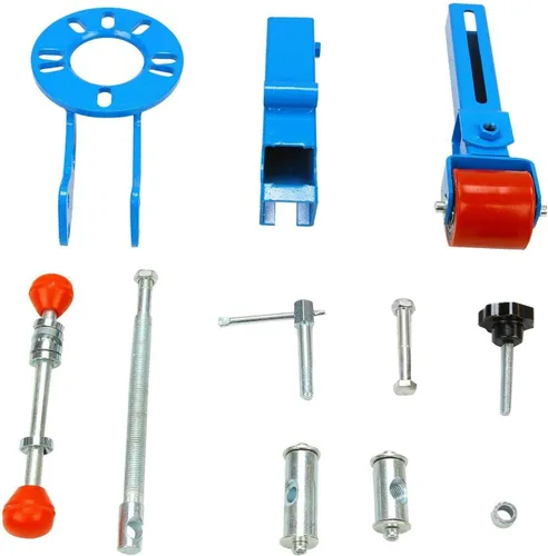 Miniatura 7 de BLACKHORSE-RACING Herramienta reformadora de guarda fango con rodillo, herramienta extensible para doblado de labio, juego de herramientas