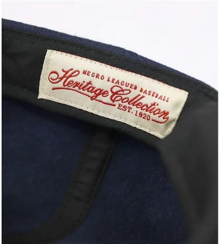 Miniatura 4 de NLBM Negro League Heritage Gorra de lana St. Louis Stars, Azul Real