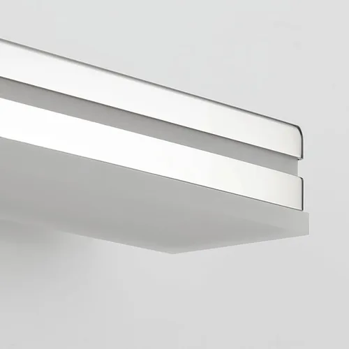 Miniatura 7 de SineRise Barra de Luz LED Moderna para Tocador de Baño de 16 Pulgadas, Accesorios de Iluminación de Pared de Baño Modernos de Acrílico Cromado Sobre