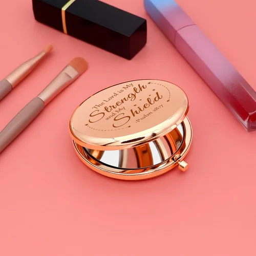 Miniatura 2 de Regalos religiosos inspiradores, espejo de maquillaje compacto, espejo de bolsillo de maquillaje, regalo cristiano para mujeres, regalo de aliento