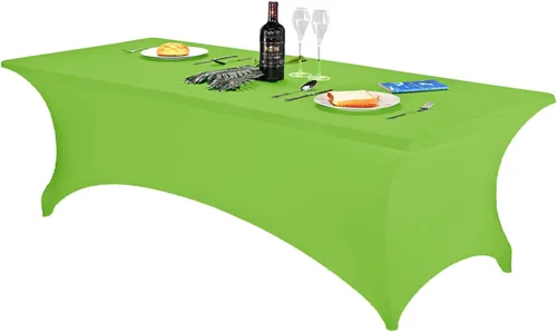 Miniatura 119 de FORLIFE - Funda de mesa de elastano, mantel ajustado de 4 pies para mesas rectangulares, funda elástica para patio, universal para bodas, banquetes