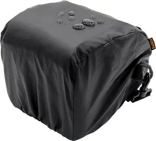 Miniatura 6 de FOSOTO Funda impermeable (con cubierta de lluvia), color negro, compatible con Canon EOS M10 M6 M2 Mrak II M50 M100 Rebel T3i T4i T5 SL1, Nikon P600