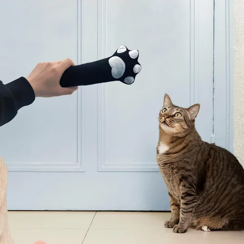 Miniatura 4 de Andiker Cat Toys - Patas de gato, 10.5 pulgadas, juguetes de hierba gatera con sonido arrugado, suave y duradero, juguetes interactivos para gatitos
