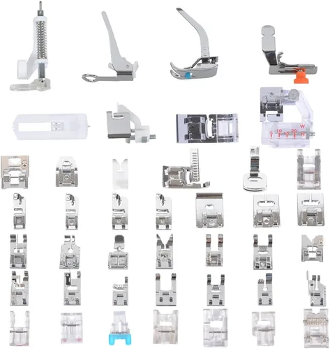 Juego de 42 prensatelas para máquina de coser, para hermano, babylock, cantante, Janome, Elna, Toyota, New Home, Simplicity, Necchi, Kenmore y la