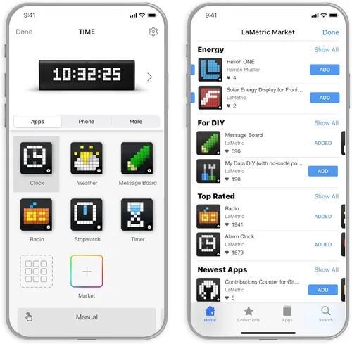 Miniatura 5 de Reloj de tiempo con WiFi para Smart Home Lametric