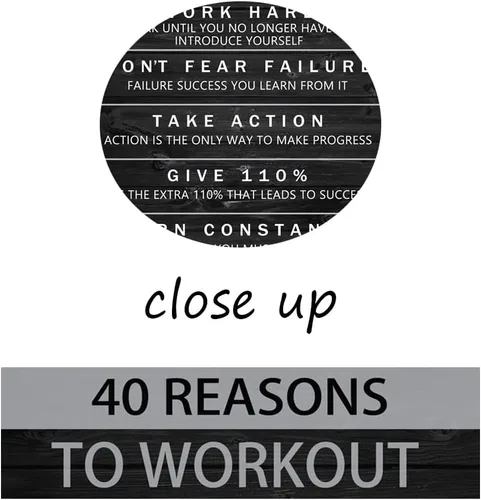 Miniatura 2 de Arte de Pared Motivacional 40 Razones para Entrenar 3 Piezas Pintura Impresión en Lienzo Decoración de Oficina Póster Mentalidad Millonaria