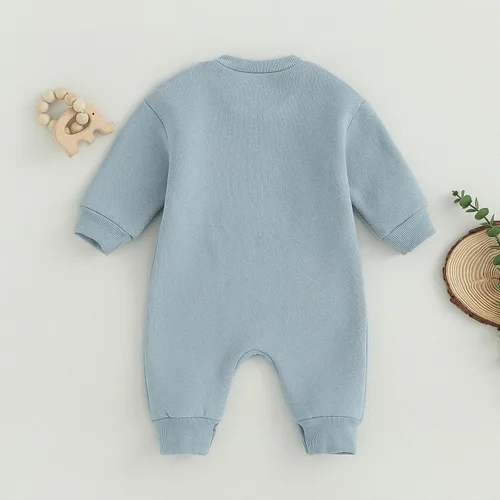 Miniatura 4 de MERSARIPHY Mameluco de manga larga para bebé, niña y niño, mameluco de una pieza para otoño e invierno