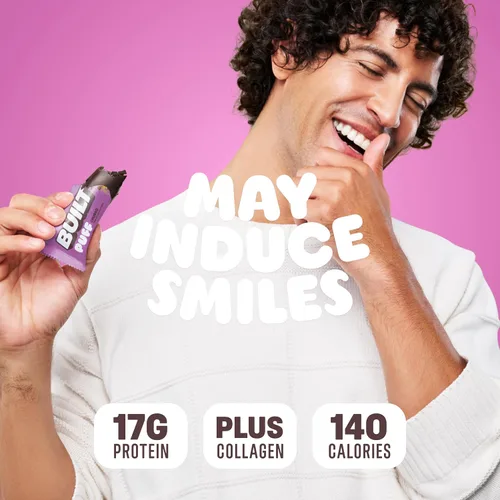Miniatura 4 de Built Puffs - Barras de proteínas de 12 unidades, barras energéticas altas en proteínas, colágeno, sin gluten, cubiertas de chocolate, bajas