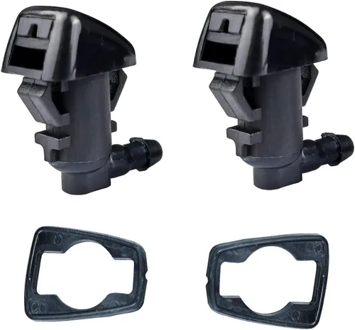 Kit de pulverización de limpiaparabrisas delantero compatible con Commander Liberty 2006-2010 - Nitro 2007-2012 (paquete de 2)
