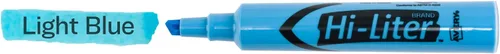 Miniatura 8 de Marcadores fluorescentes para escritorio HI-LITER, Azul claro