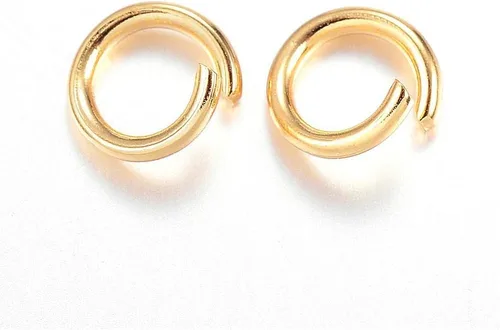 Miniatura 9 de HDSupplies 100 piezas - 4mm de argollas de acero inoxidable 304 de tono negro - Calibre 22 (espesor de 0.6mm)