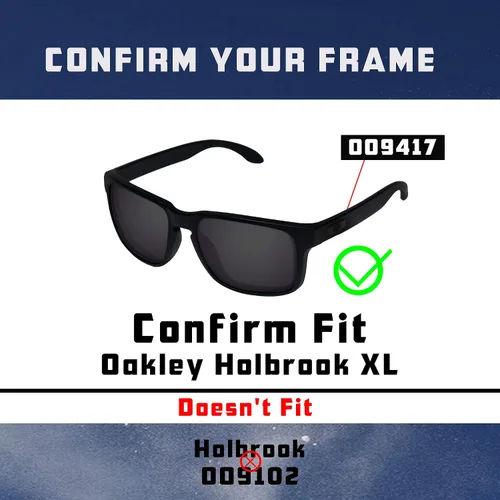 Miniatura 5 de Holbrook XL - Lentes de repuesto para gafas de sol Oakley OO9417 polarizadas
