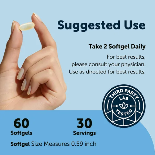Miniatura 4 de Micro Ingredients Supreme Omega-3 Aceite de pescado con EPA y DHA ultra altos, cápsulas blandas sin eructos rTG Omega-3 con vitamina D3 Pescado