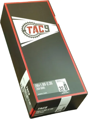 Tubo resistente a espinas, 26 "x 1.95-2.35 1.260 in SCHRADER válvula, TAC-9. bicicleta de montaña, crucero, MTB, MTN Bicicletas tubo de repuesto