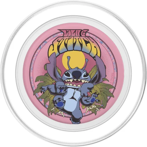 Miniatura 2 de Disney Lilo & Stitch - PopSockets MagSafe PopGrip con diseño floral de puntada monstruosa para iPhone