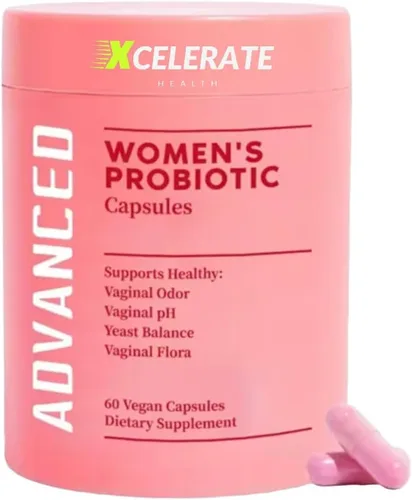 Women's Health - Probiótico femenino - Salud vaginal y apoyo para el equilibrio del pH - Probiótico diario para mujeres con Lactobacillus