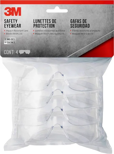 Miniatura 6 de 3M - Lentes de seguridad con lente para lectura Marco negro/transparente