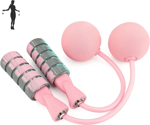 Cuerda de Saltar, Cuerda de Saltar Sin Cuerda de Entrenamiento para Fitness, Cuerda de Saltar Inalámbrica con Peso Ajustable para Hombres y Mujeres