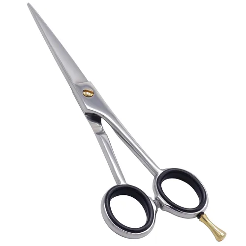 Tijeras de corte de cabello profesionales J2, tijeras japonesas para peluquería, filo de afeitar, esteticistas, peluquerías (5.5 pulgadas, plateado)