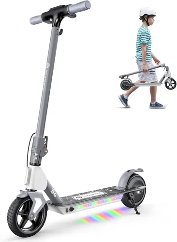 Miniatura 8 de isinwheel Electric Scooter for Kids Ages 6-14, 200W/250W Foldable Kids Electric Scooter with 3 Speeds (5/8/12 Mph), Adjusrable Handerbar, Dual 200W