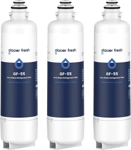 Miniatura 10 de GLACIER FRESH Filtro de agua de repuesto para refrigerador Bosch 11025825 Ultra Clarity Pro BORPLFTR50, compatible con KWF 2000, 12028325, 11032531