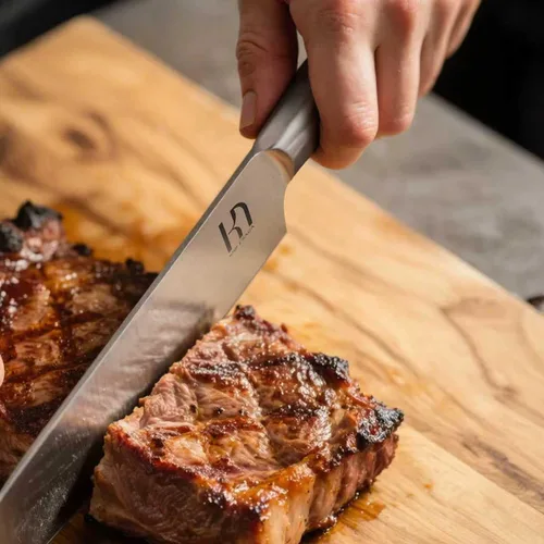 Miniatura 8 de KnifeSaga Juego de cuchillos de cocina premium, juego de 14 piezas de acero inoxidable japonés de alto carbono, afilado duradero, juego de cuchillos