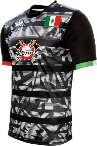 Miniatura 2 de Jersey México Guerreros de Oaxaca 100% Poliéster NegroGris_Hecho en México