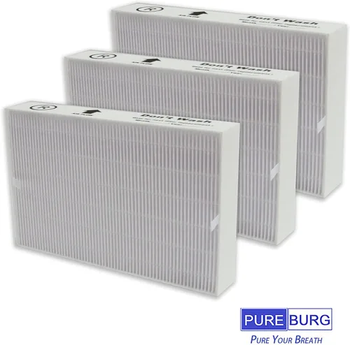 Miniatura 4 de PUREBURG Filtro HEPA de repuesto compatible con purificadores de aire Honeywell InSight HPA5300B HPA5350 y PowerPlus HPA3300, HRF-R3 (filtro R)