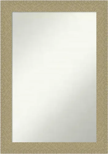 Miniatura 77 de Amanti Art Espejo de pared personalizado no biselado (24.25 x 24.25 pulgadas), marco dorado de mosaico, varios tamaños personalizados, espejo