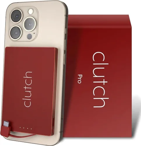 Miniatura 13 de Clutch - Cargador portátil Pro USB-C - Compatible con iPhone 15, 16, 17 y dispositivos Android - Batería magnética de banco de energía - Aprobado