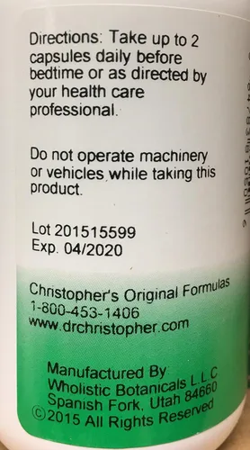 Miniatura 3 de Christopher's Original Formulas - Cápsulas para dormir, ayuda natural para dormir, 100 cápsulas vegetales
