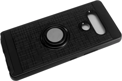 Miniatura 6 de Para LG Stylo 6 LM-Q730 (2020) - Funda híbrida con soporte de anillo - RS2 Negro