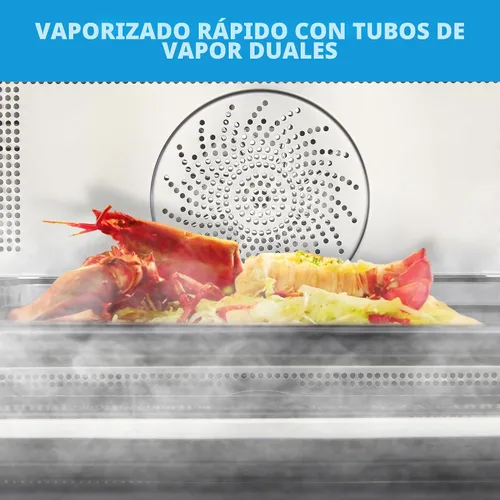Miniatura 5 de Midea Horno de Microondas y Vapor 4 en 1 Multifuncional, Combo Freidora de Aire, Vaporera y Horno de Microondas, 32 Funciones Automáticas, Potencia