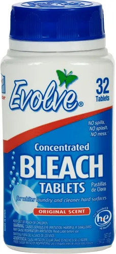 Miniatura 5 de Evolve Tableta de lejía concentrada 32 ct limón fresco (1 paquete)