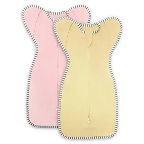 Miniatura 11 de Saco de dormir de transición para bebé de 0-3 meses con brazos hacia arriba, cremallera de 2 vías, 100% algodón, brazos adentro/afuera, 0.8 Tog