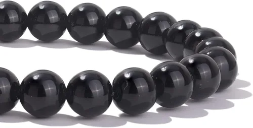Miniatura 8 de Lynnaneo Juego de pulseras de cuentas para hombre de 0.315 in y 0.157 in de piedras preciosas curativas trenzadas con dije de circonita cúbica