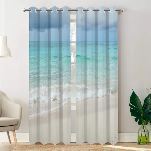 Miniatura 74 de Batmerry Silueta de hombre y niño, marco en forma de corazón con figuras, tratamiento de ventana, cortina corta de cocina multicapa de poliéster
