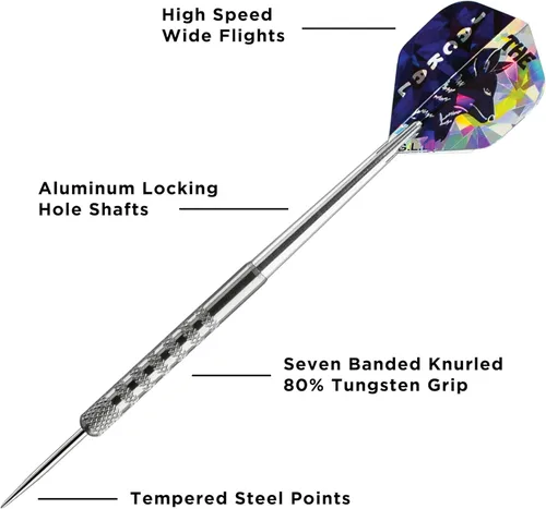 Miniatura 6 de Viper Dardos de punta de acero de tungsteno 80% de chacal