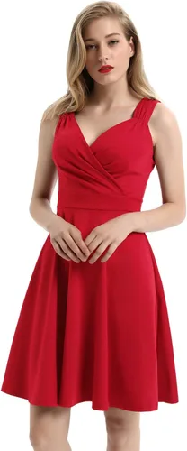Miniatura 5 de Vestido de cóctel GRACE KARIN para dama de honor sin mangas con cuello en V