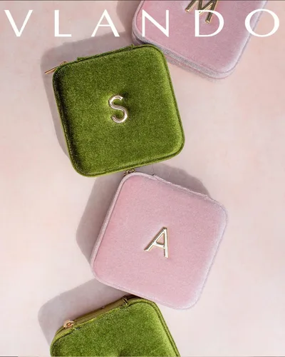 Miniatura 7 de Vlando Artículos esenciales de viaje para mujer, joyero, accesorios de viaje para adolescentes, cosas de moda, organizador de collares, aretes