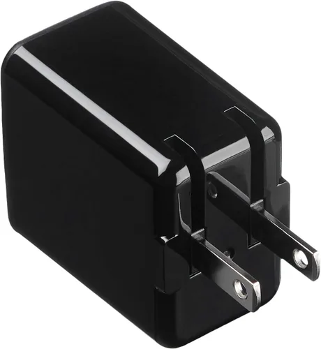 Miniatura 3 de Amazon Basics Cargador de pared USB-A de 12W con un puerto (2,4A) para teléfonos (iPhone 15/14/13/12/11/X, Samsung y más), paquete de 2, negro