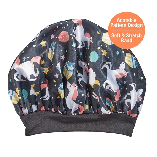 Miniatura 2 de Red by Kiss Gorro de Satén para Bebés para Dormir, Suave, Elástico y Seguro, Protege el Cabello del Bebé del Encrespamiento y la Rotura, Puntos