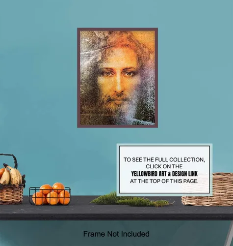 Miniatura 6 de Arte de pared de Jesucristo, decoración de pared de Jesús, decoración religiosa cristiana para habitación, hogar, iglesia, regalos católicos, regalo