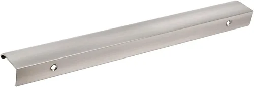 Miniatura 26 de Tiradores negros de 3.94 pulgadas para gabinete, 6 unidades, espacio entre agujeros de 2.52 pulgadas, tiradores de borde de aleación de aluminio