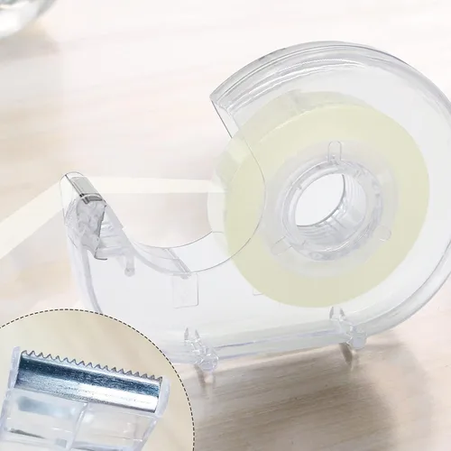 Miniatura 4 de OWLKELA 8 Pack Clear Tapes and Refillable Dispensers, 0.7" x 28 yds per roll, Transparent Tape Refills, Office Tape with Dispenser for Home, School