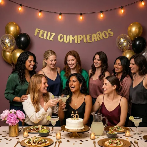 Miniatura 8 de Cartel de Feliz Cumpleaños con purpurina dorada preencordada, decoraciones de cumpleaños para hombres y mujeres, suministros para fiestas y regalos